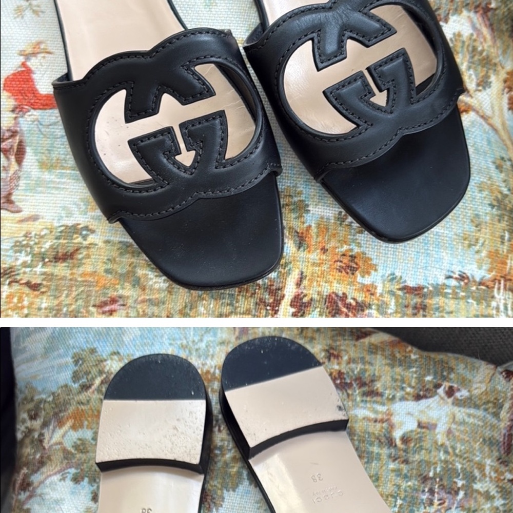 Gucci Black Women's Slide Sandals
